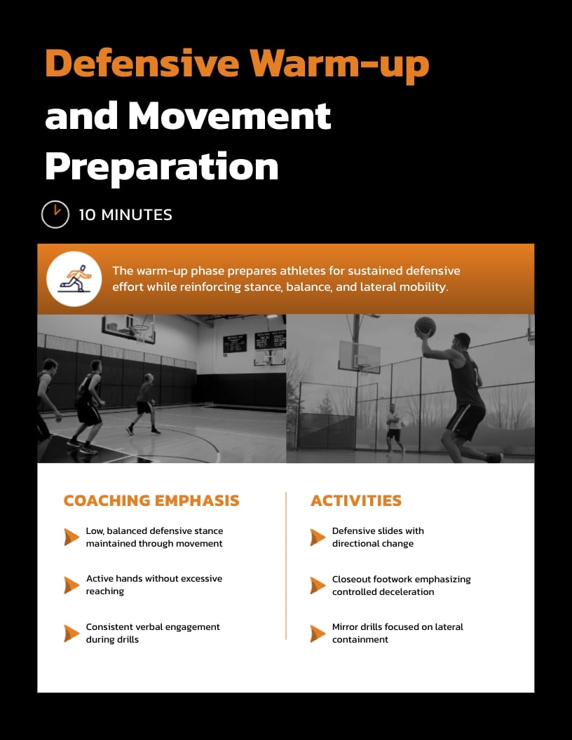 Basketball Plan Template | Visme