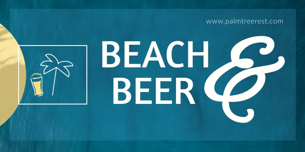 Beach and Beer - Twitter Ad Template Beach and Beer - Twitter Ad Template
