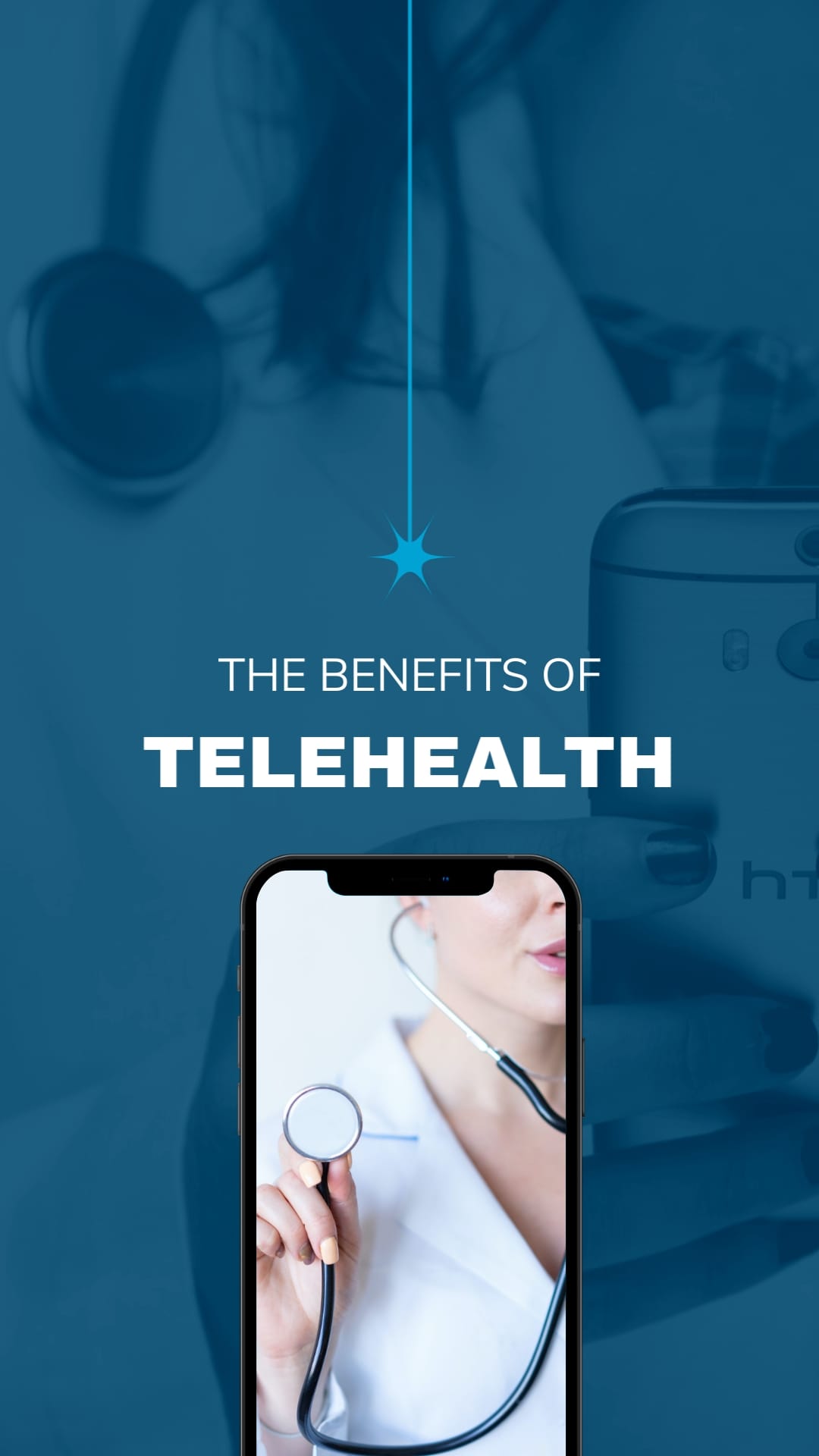 Benefits of Telehealth Facebook Story Template