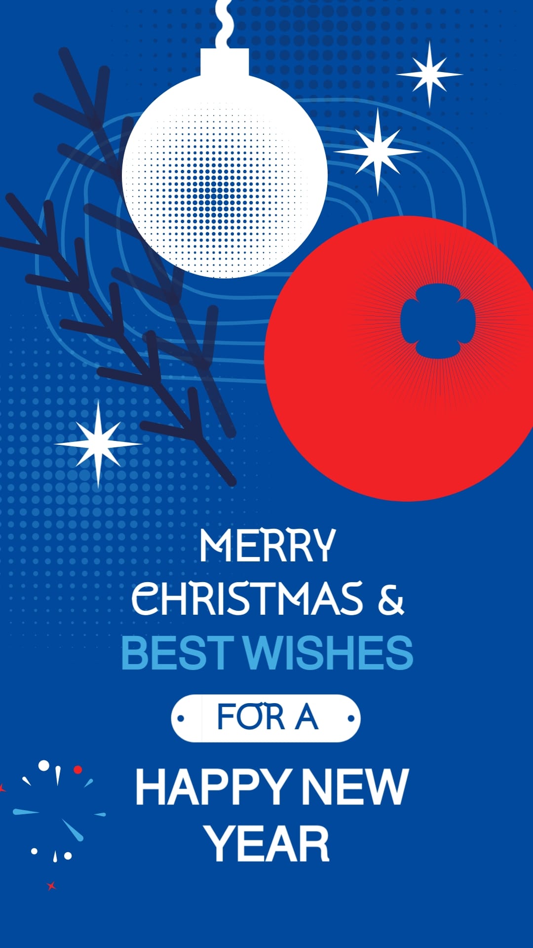 Best Wishes Gift Card Animated Social Graphic Vertical Template Visme