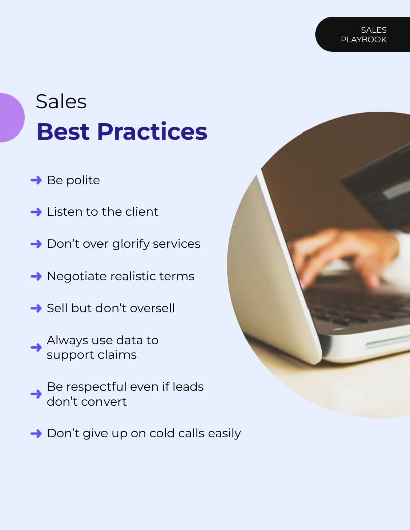 Big Data Company Sales Playbook Template - Slide 10 Big Data Company Sales Playbook Template - Slide 10