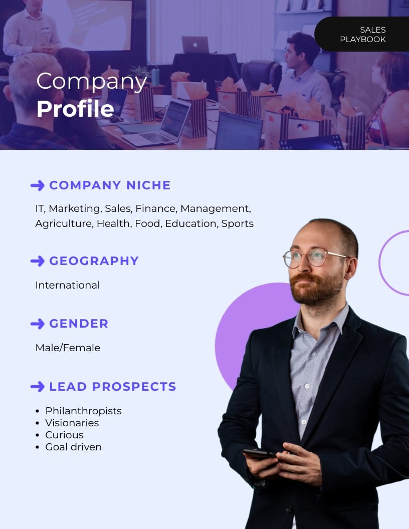 Big Data Company Sales Playbook Template - Slide 5 Big Data Company Sales Playbook Template - Slide 5