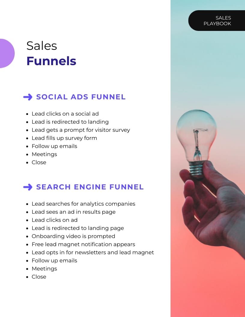 Big Data Company Sales Playbook Template - Slide 8 Big Data Company Sales Playbook Template - Slide 8