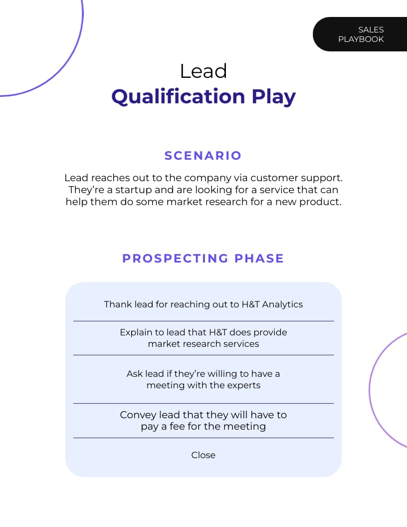 Big Data Company Sales Playbook Template - Slide 9 Big Data Company Sales Playbook Template - Slide 9