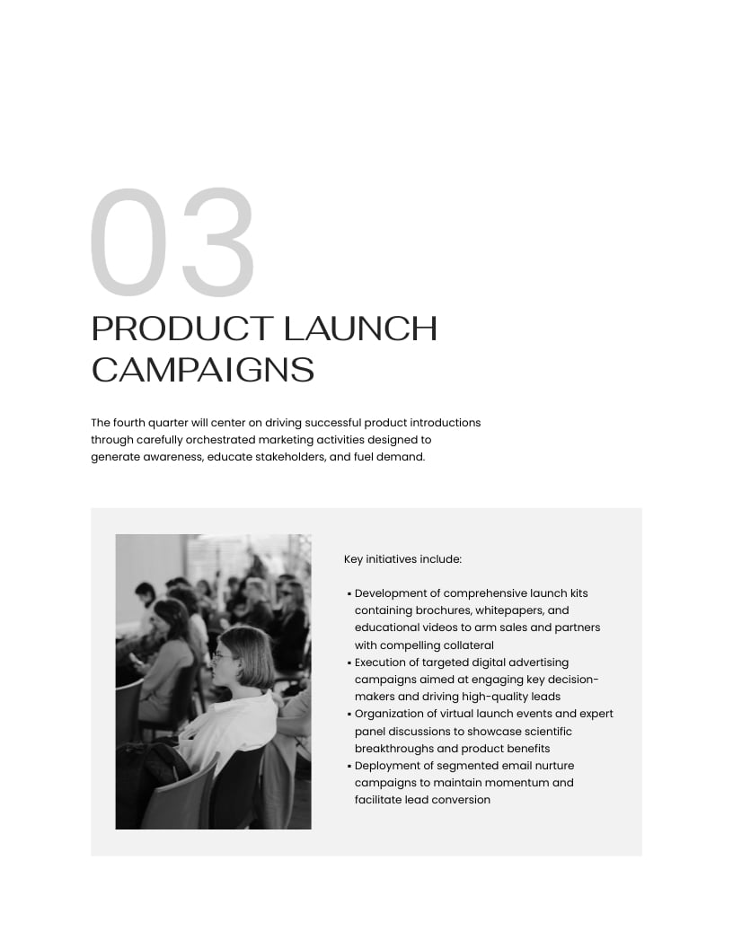 Biotech Company Marketing Plan Template - Slide 8 Biotech Company Marketing Plan Template - Slide 8