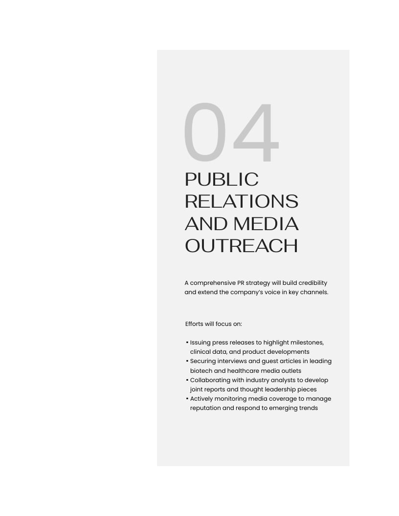 Biotech Company Marketing Plan Template - Slide 9 Biotech Company Marketing Plan Template - Slide 9