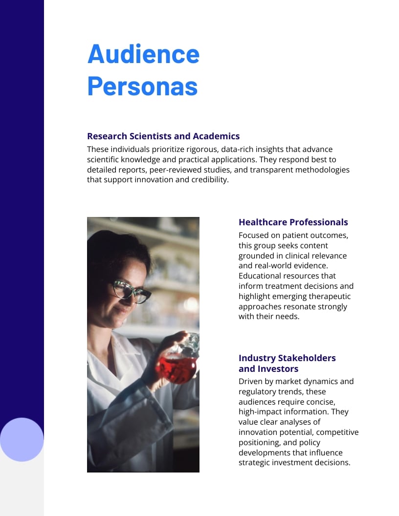 Biotech Company Marketing Strategy Template | Visme