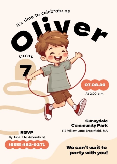 Birthday Party Invitation Template Birthday Party Invitation Template