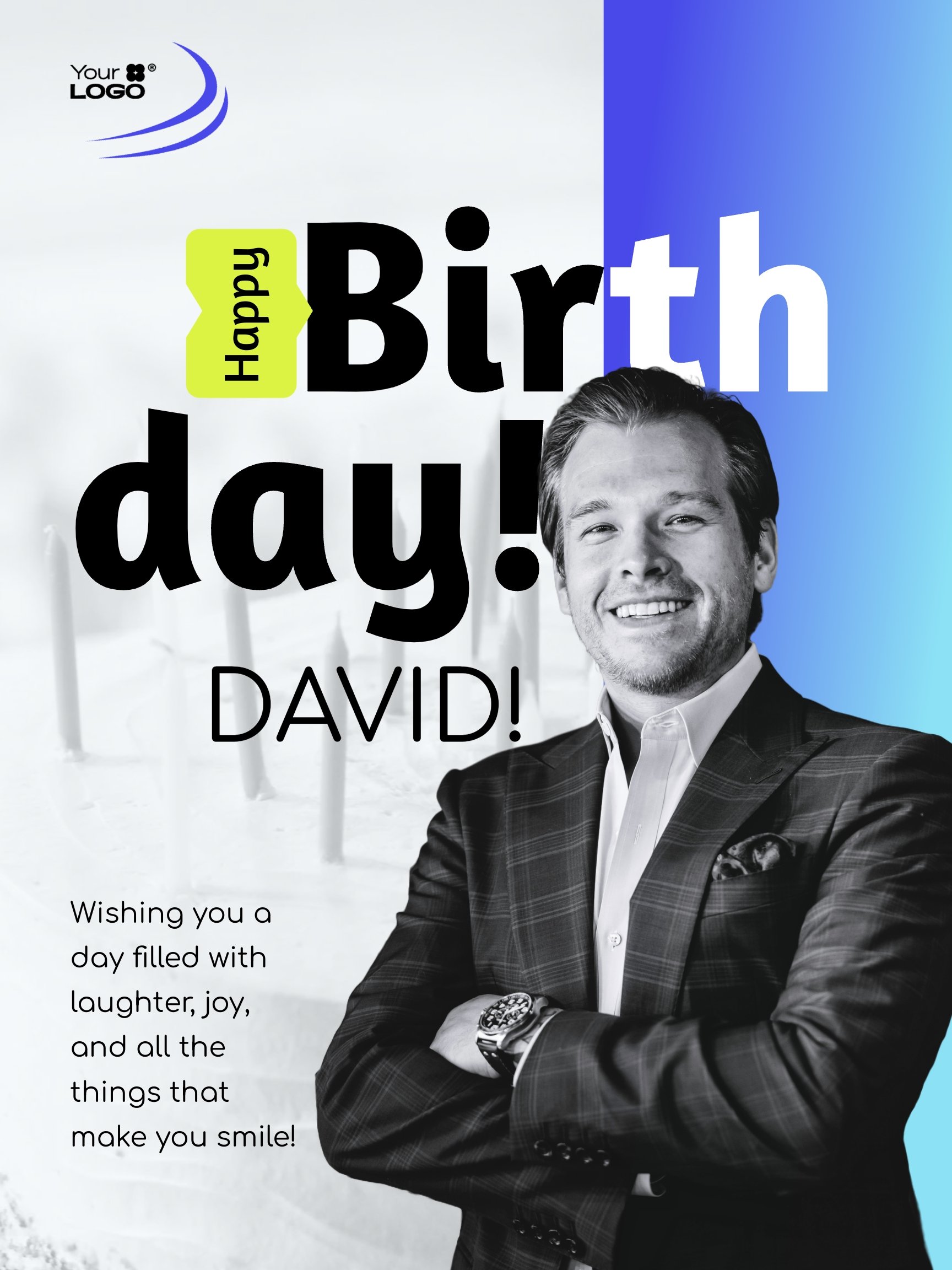 Birthday Poster With Pictures Template