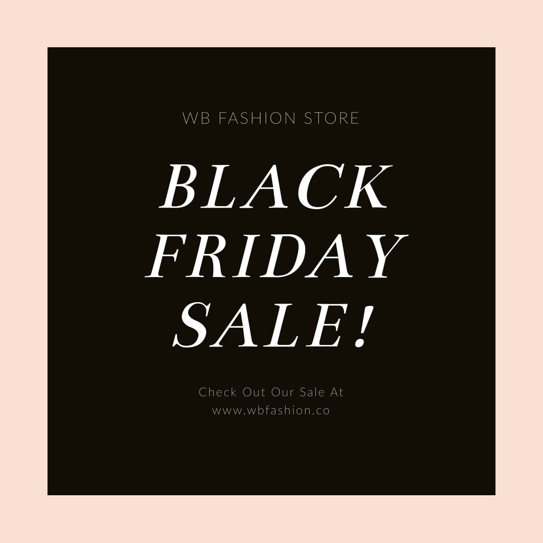 Black Friday Fashion Discounts Blog Graphic Medium Template