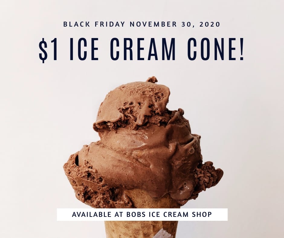 Black Friday Ice Cream Facebook Post Template Black Friday Ice Cream Facebook Post Template