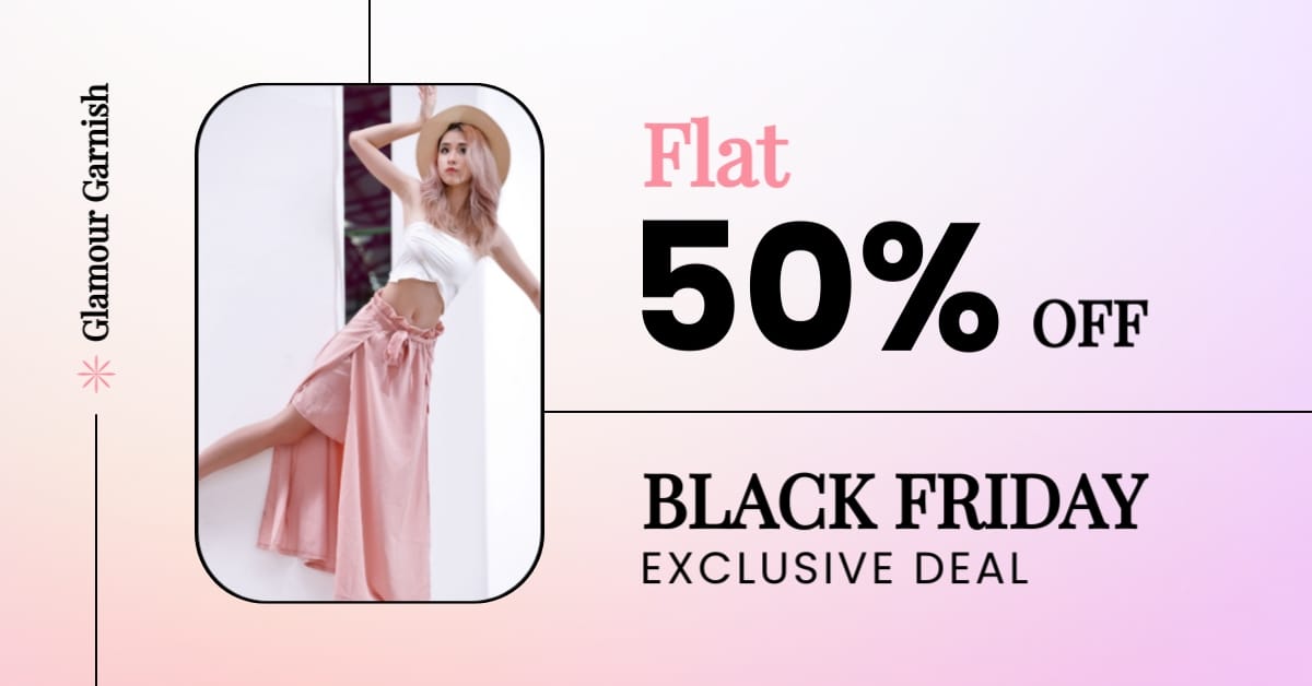 Black Friday Sale LinkedIn Sponsored Ad Template