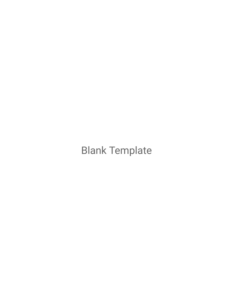 Blank Template Booklets Template
