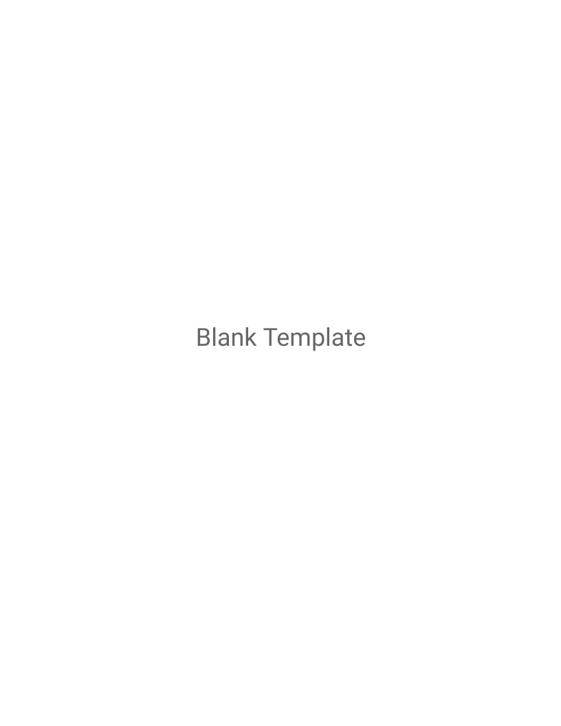 Blank Template Newspapers Template