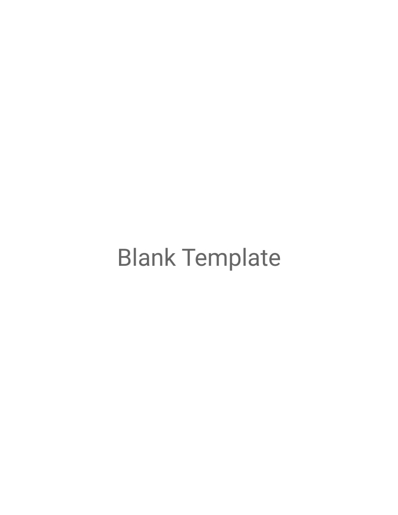 Blank Template Testimonials Template