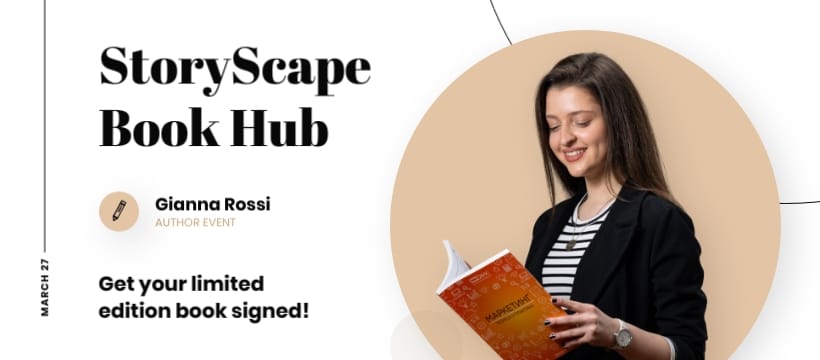 Books Store Event Facebook Page Cover Template