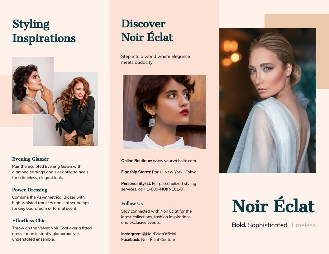 Boutique Fashion Brochure Template