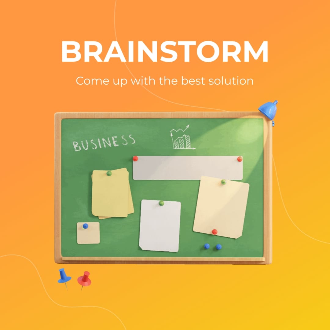 Brainstorm Animated Square Template