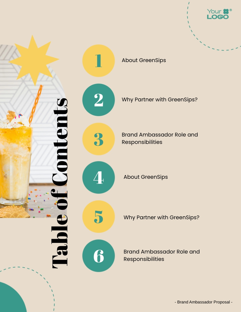 Brand Ambassador Proposal Template - Slide 2 Brand Ambassador Proposal Template - Slide 2