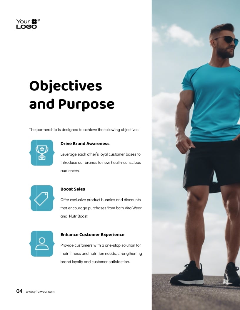 Brand Partnership Proposal Template - Slide 4 Brand Partnership Proposal Template - Slide 4