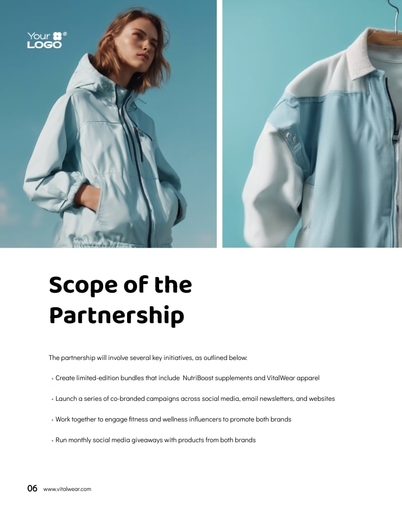 Brand Partnership Proposal Template - Slide 6 Brand Partnership Proposal Template - Slide 6