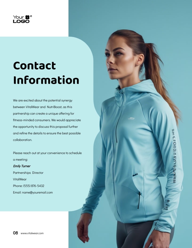 Brand Partnership Proposal Template - Slide 8 Brand Partnership Proposal Template - Slide 8