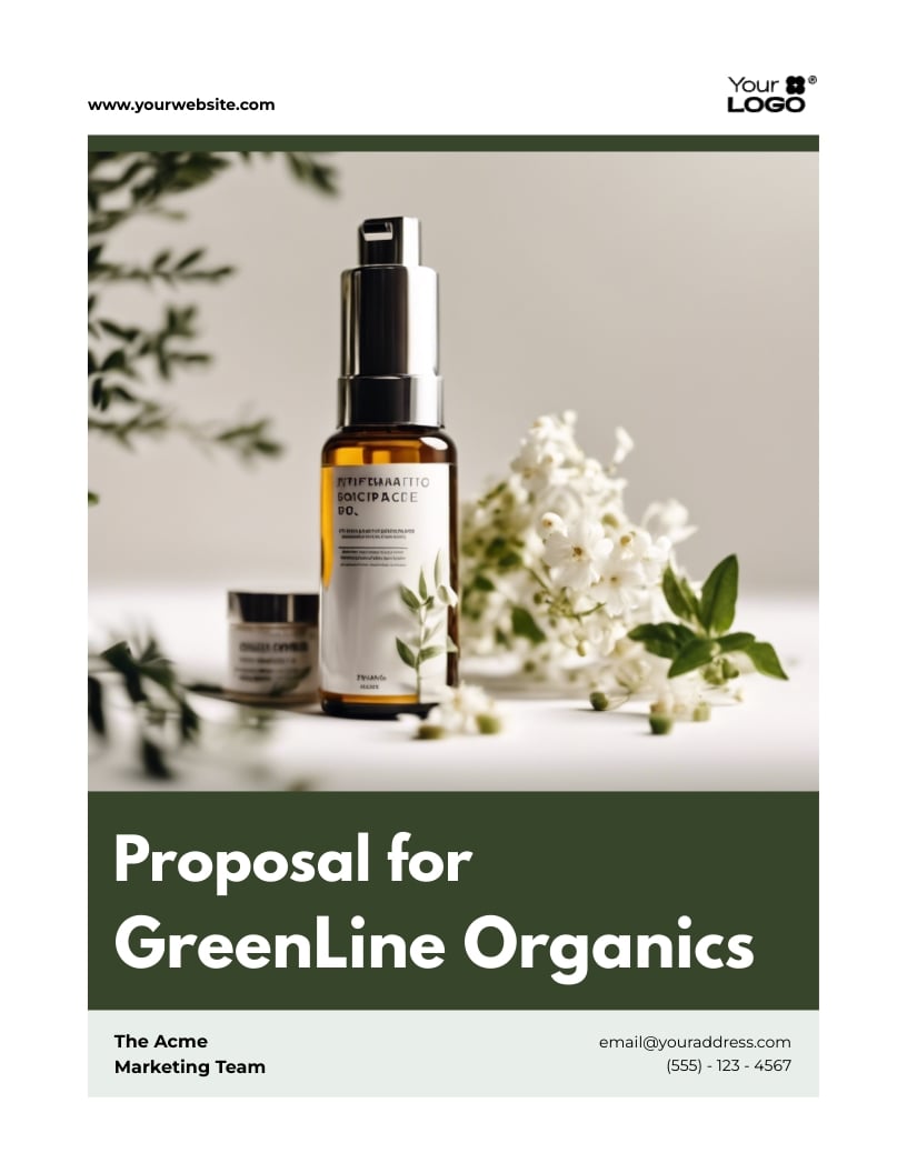 Brand Proposal Example Template