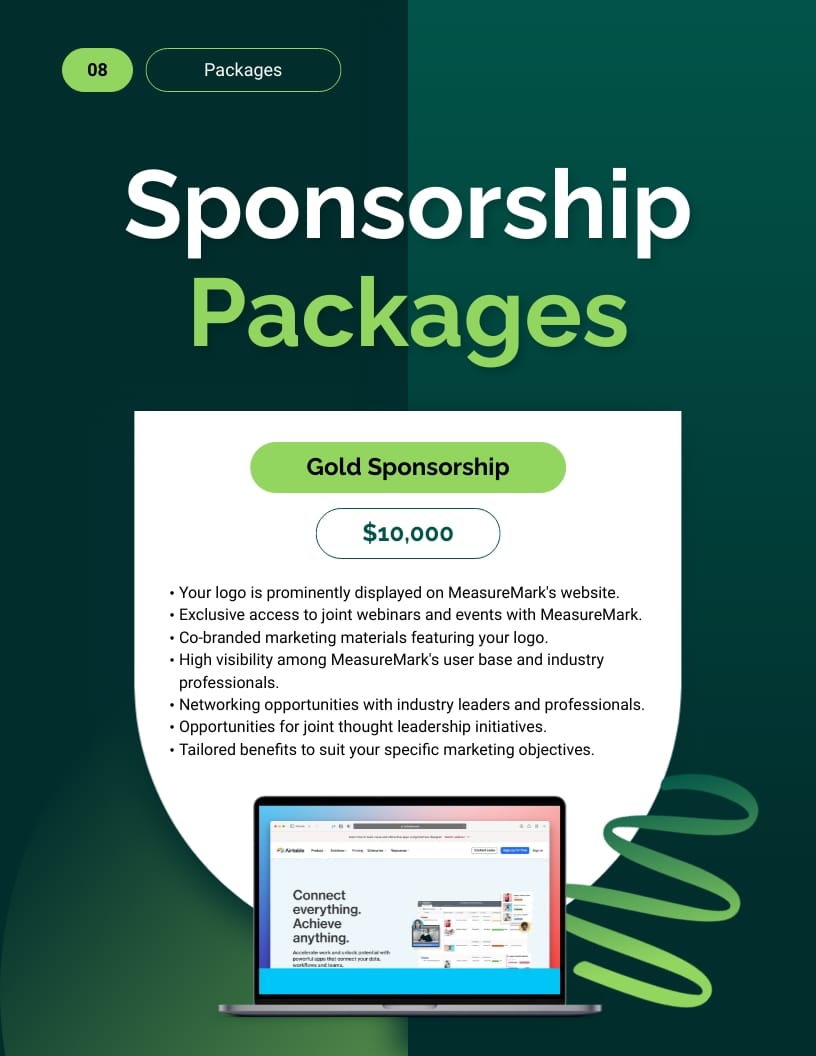 Brand Sponsorship Proposal Template - Slide 8 Brand Sponsorship Proposal Template - Slide 8