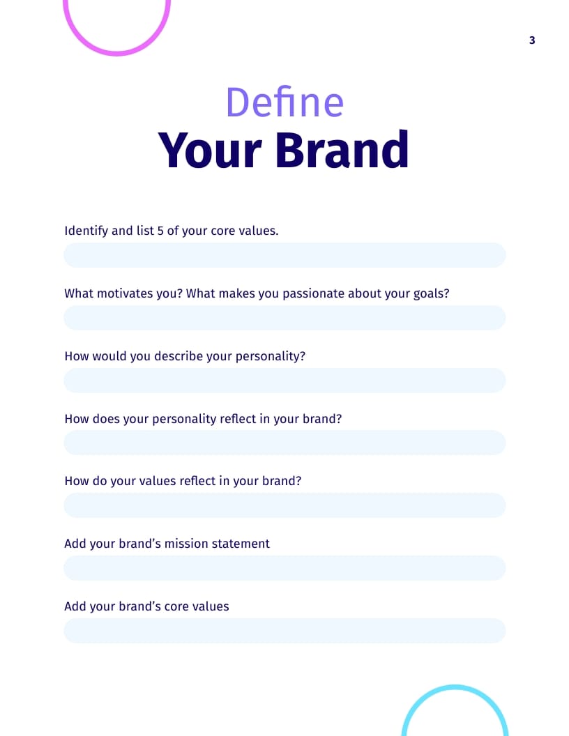 Branding Workbook Lead Magnet