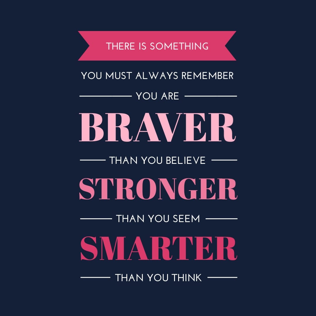 Braver Smarter Stronger Instagram Post Template