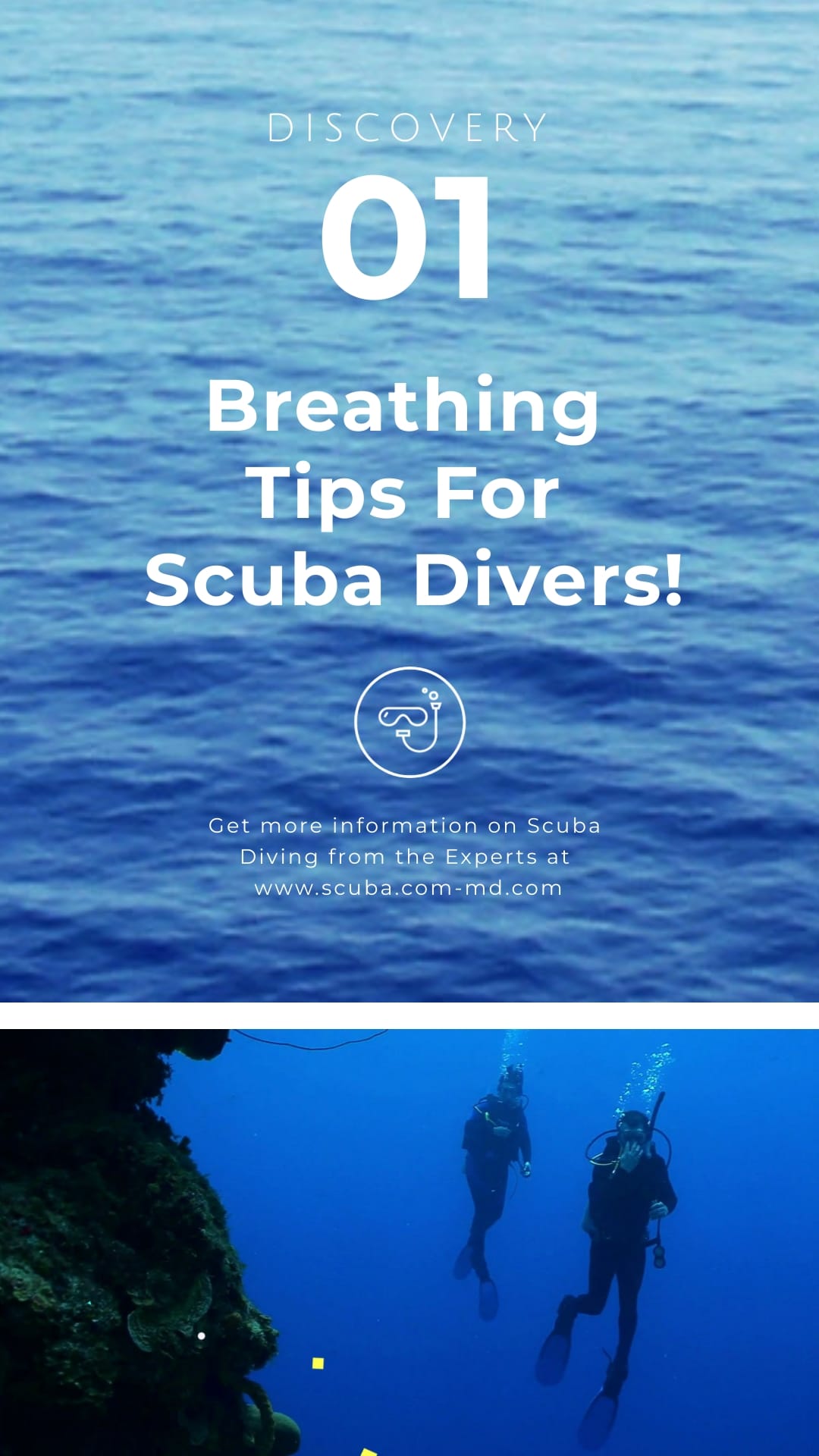 Breathing Tips For Scuba Divers Intro Vertical Template
