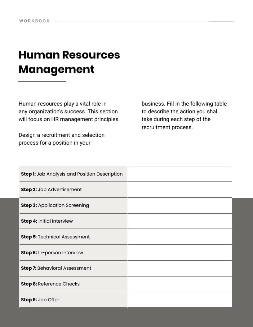 Business Administration Workbook Template - Slide 11 Business Administration Workbook Template - Slide 11