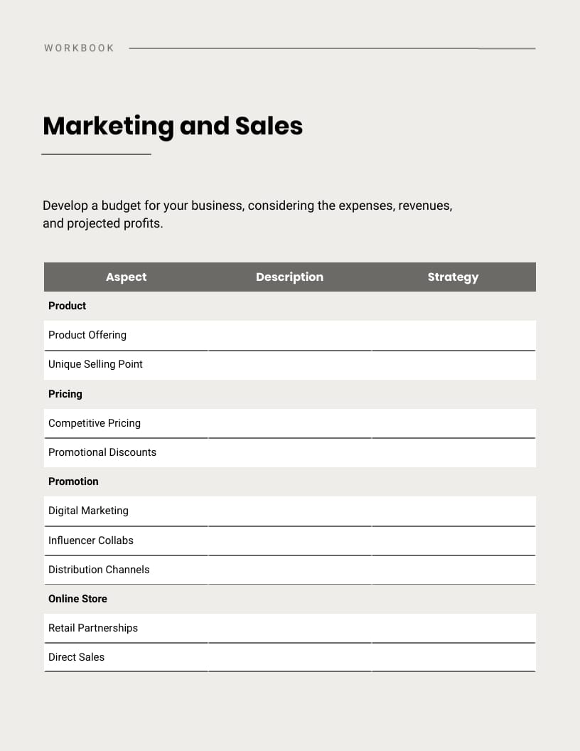 Business Administration Workbook Template - Slide 13 Business Administration Workbook Template - Slide 13