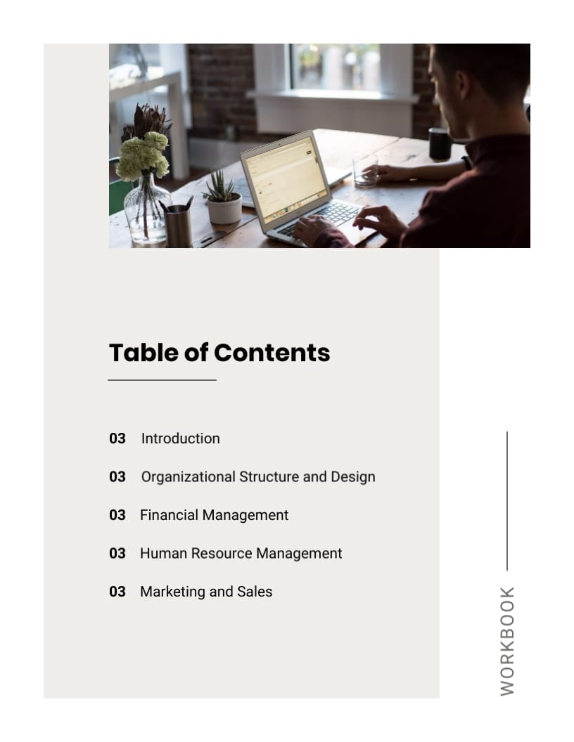 Business Administration Workbook Template - Slide 2 Business Administration Workbook Template - Slide 2