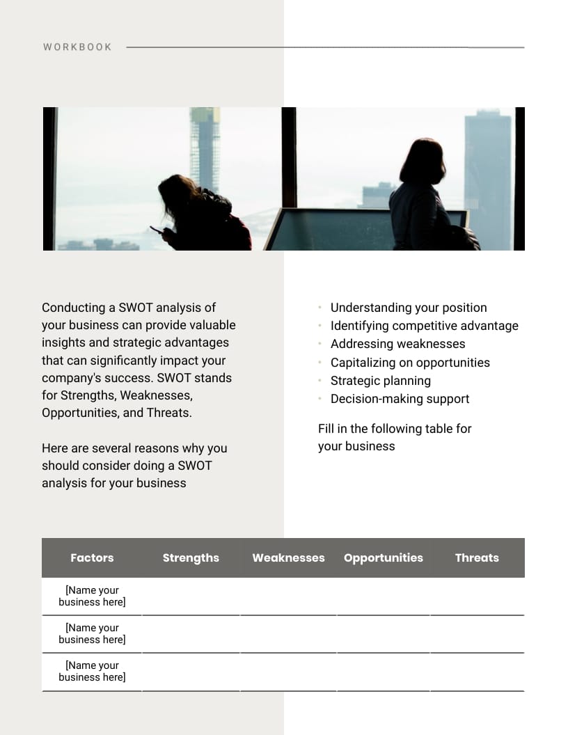 Business Administration Workbook Template - Slide 5 Business Administration Workbook Template - Slide 5