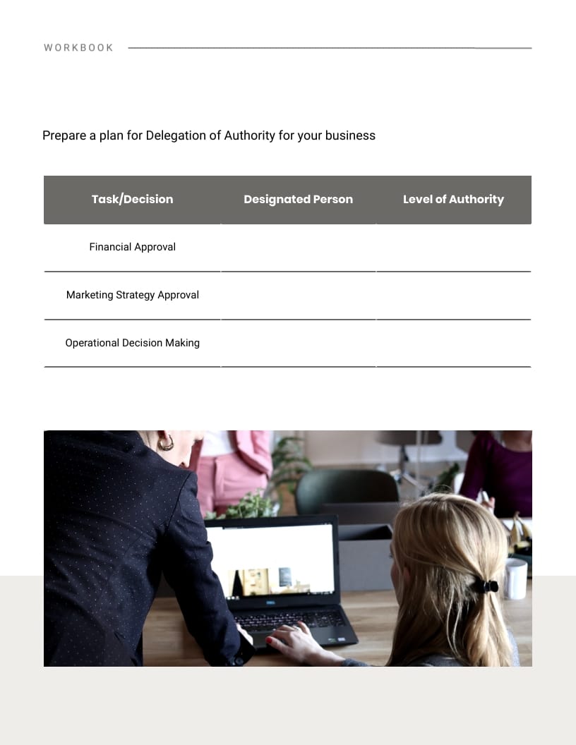 Business Administration Workbook Template - Slide 8 Business Administration Workbook Template - Slide 8