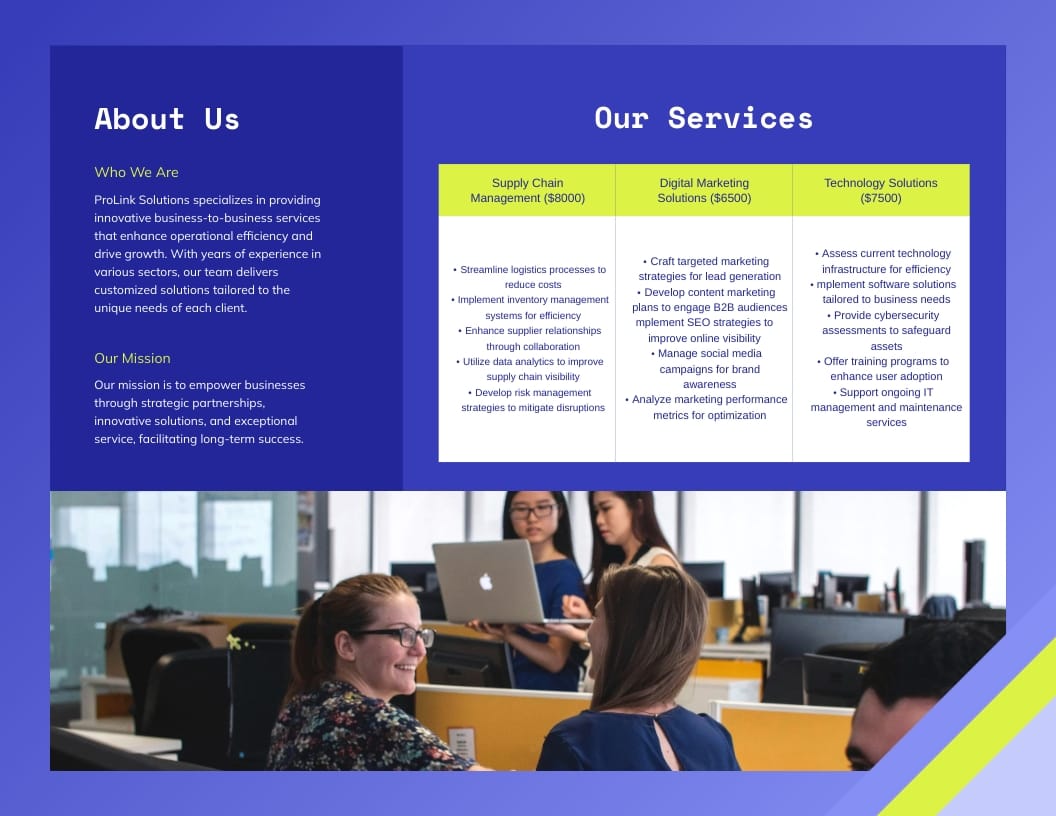 Business Brochure Template - Slide 2 Business Brochure Template - Slide 2