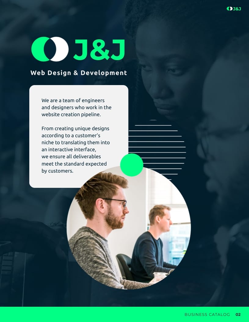 Business Catalog Template - Slide 3 Business Catalog Template - Slide 3