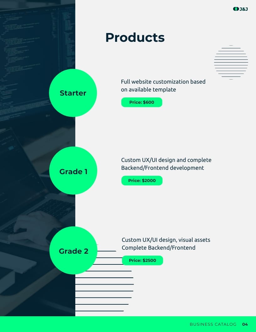 Business Catalog Template - Slide 5 Business Catalog Template - Slide 5