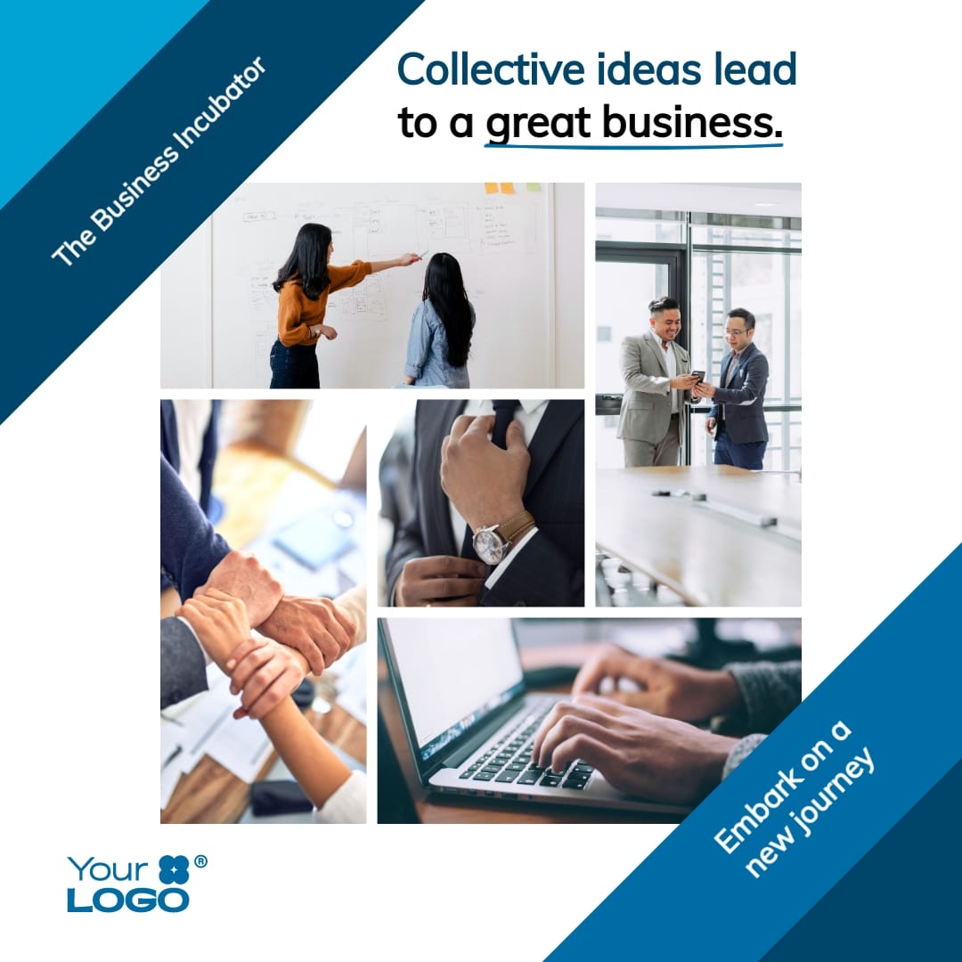 Business Consultancy Company Collage Template