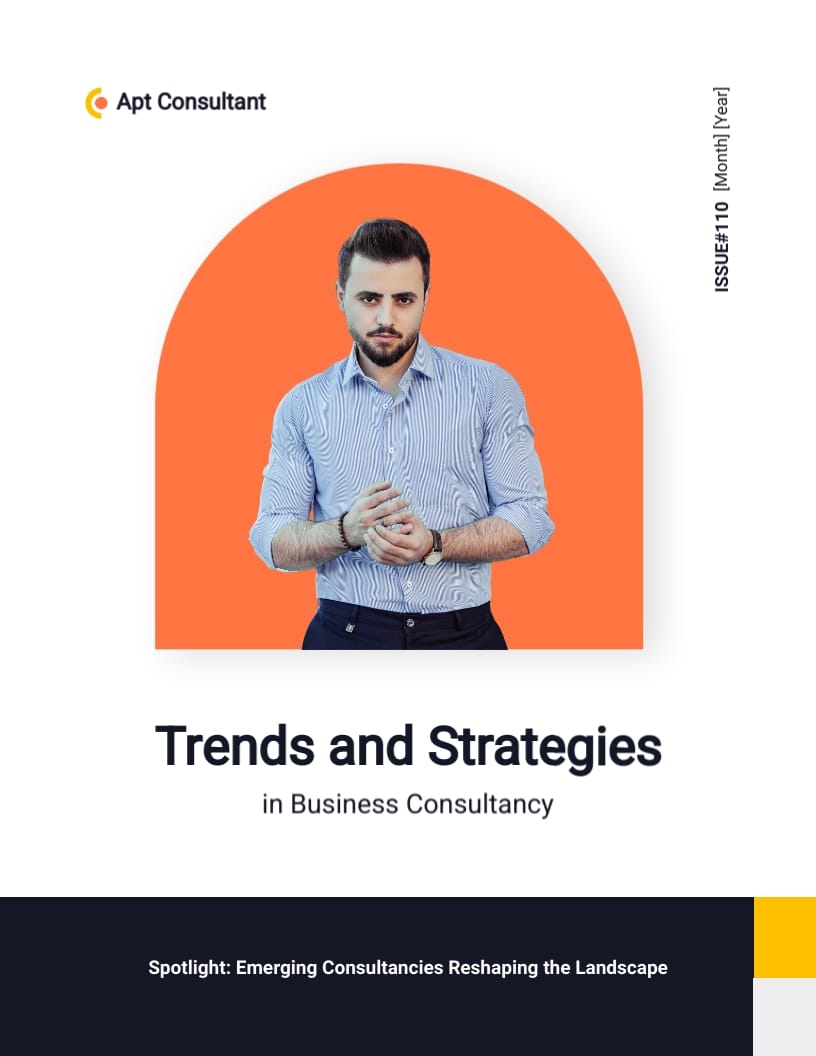 Business Consultancy Magazine Template