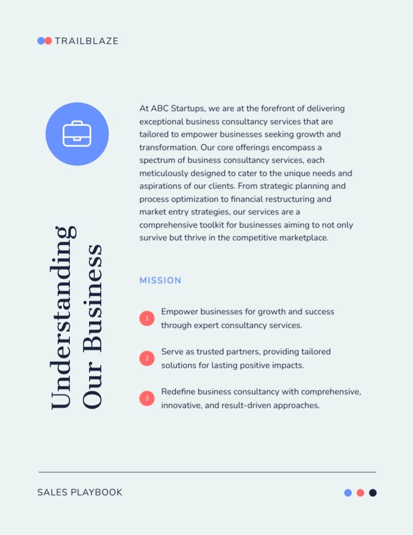 Business Consultancy Sales Playbook Template - Slide 4 Business Consultancy Sales Playbook Template - Slide 4