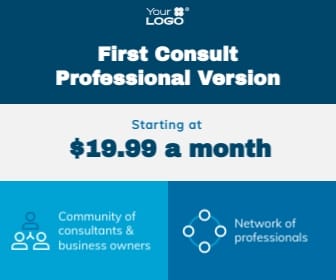 Business Consulting App Large Rectangle Template