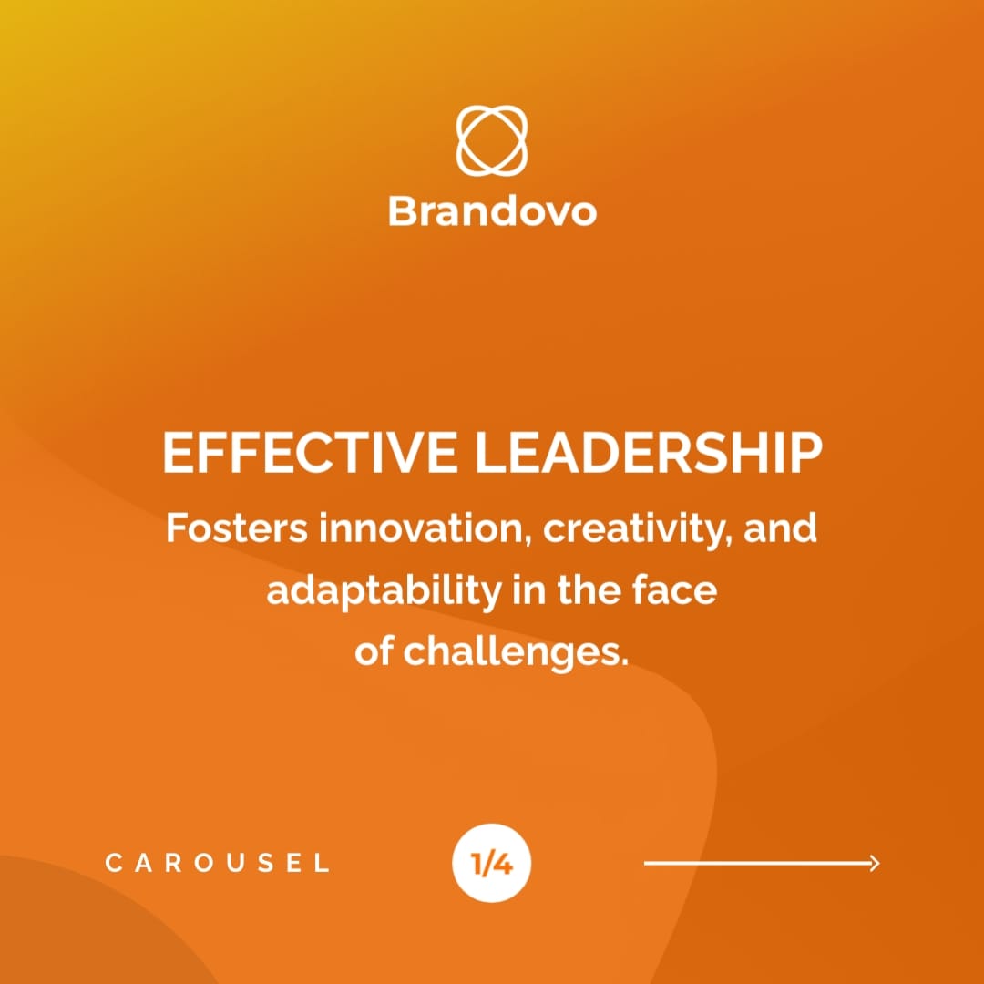 Business Leadership Twitter Carousel Post Square Template