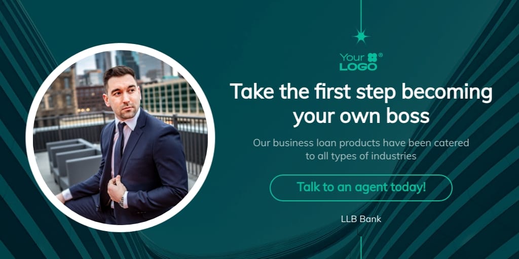 Business Loan Twitter Ad Template