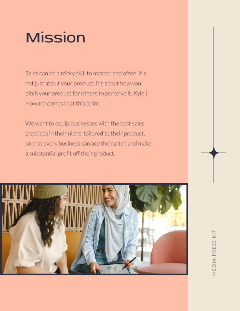 Business Media Press Kit Template | Visme