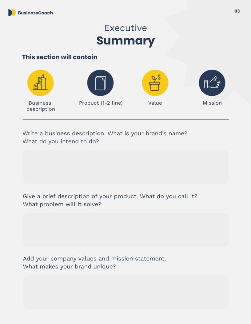 Business Plan Workbook Lead Magnet Template - Slide 4 Business Plan Workbook Lead Magnet Template - Slide 4
