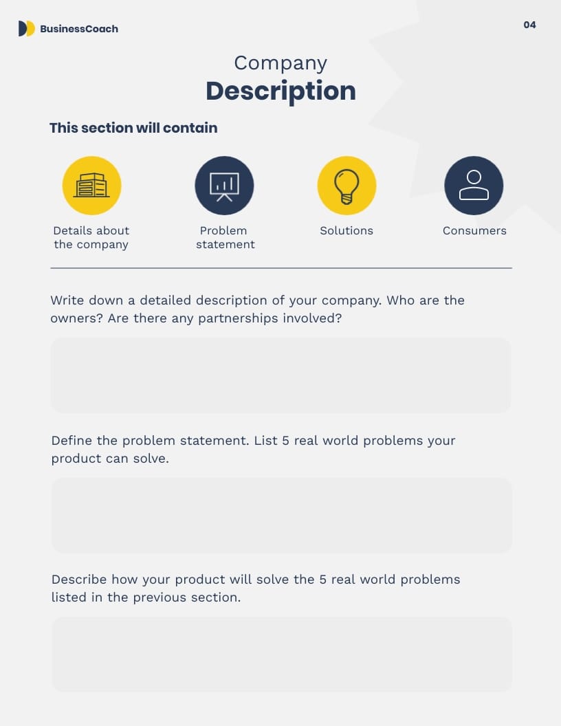 Business Plan Workbook Lead Magnet Template - Slide 5 Business Plan Workbook Lead Magnet Template - Slide 5