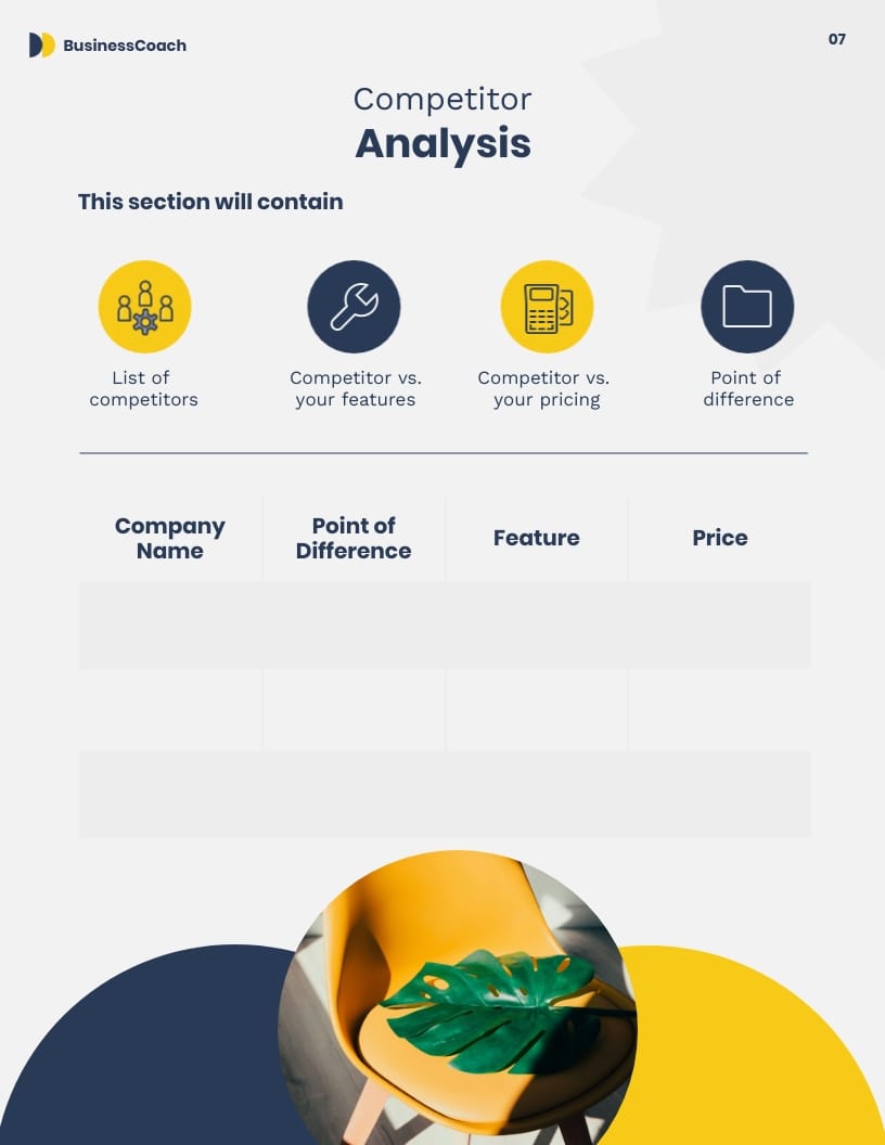 Business Plan Workbook Lead Magnet Template - Slide 8 Business Plan Workbook Lead Magnet Template - Slide 8
