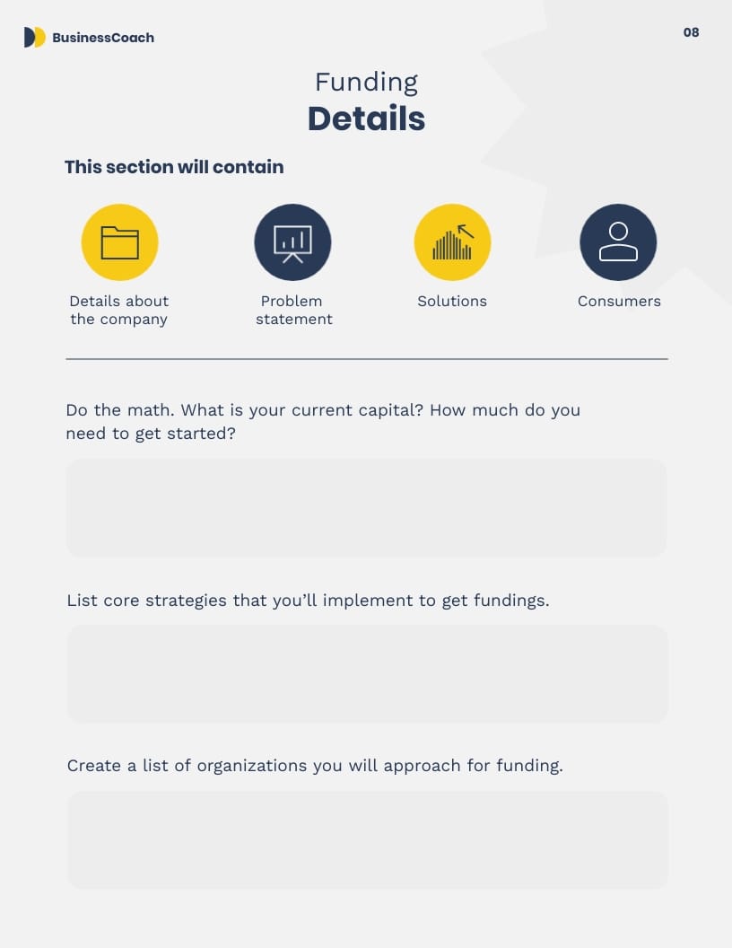 Business Plan Workbook Lead Magnet Template - Slide 9 Business Plan Workbook Lead Magnet Template - Slide 9